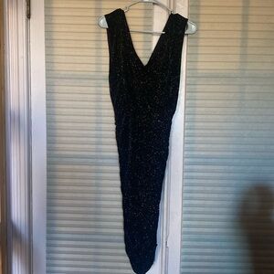 Alice + Olivia black and gold cocktail dress - size S ‎  Gently worn